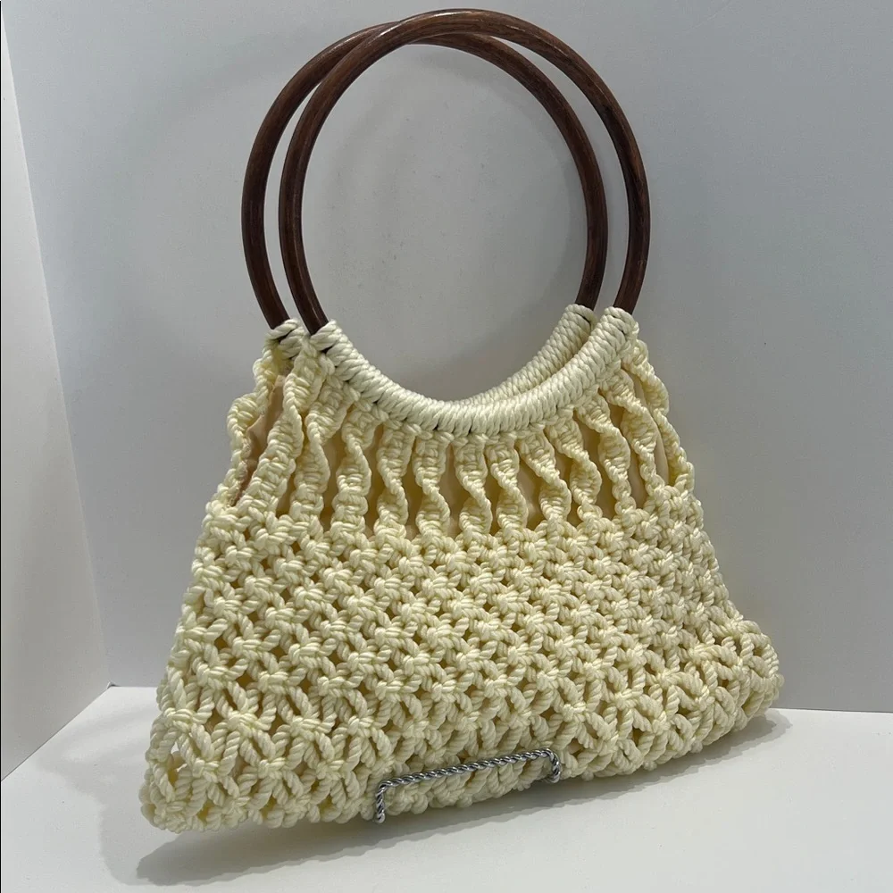 Vintage handmade macrame